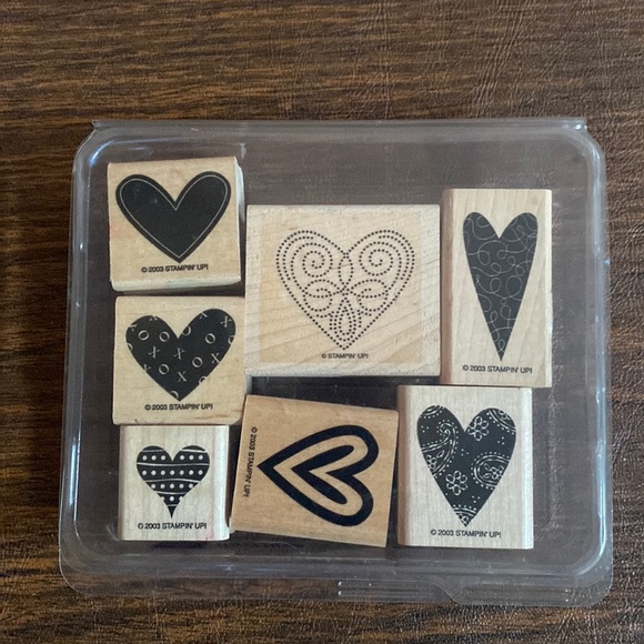 STAMPIN' UP! Bundle 3 stamp sets to save 30%. "Hearts" (6 stamps) - Picture 1 of 1